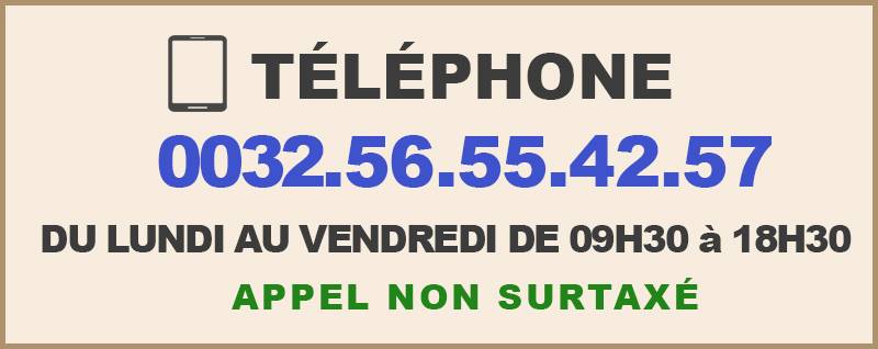 numéro de téléphone pour nous contacter