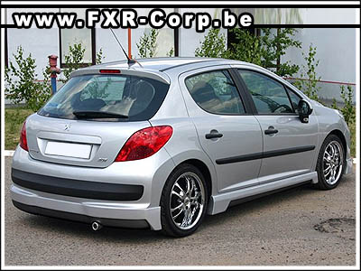 JUPE ARRIERE POUR KIT CARROSSERIE TYPE RCUP PEUGEOT 207 - Accessoires  Spécialiste Peugeot