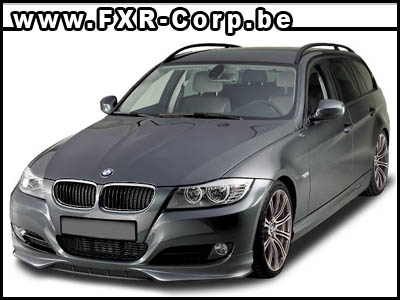 Spoiler Avant Pour BMW Série 3 E90 E91 Phase 2 (2008-2012) | Lame Rajout Pare-choc Avant | Look Sportif Noir Prêt à Peindre